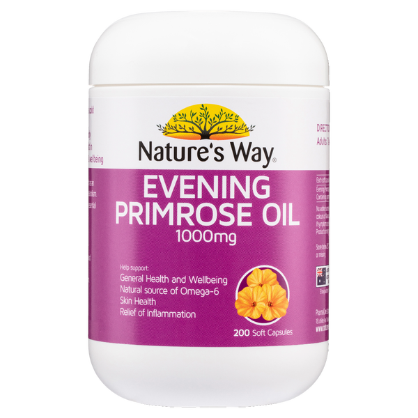 Nature's Way Evening Primrose Oil 1000mg 200 Capsules