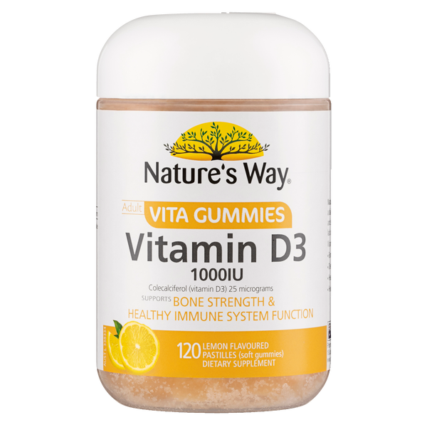 Nature's Way Adult Vita Gummies Vitamin D3 1000IU 120 Pack