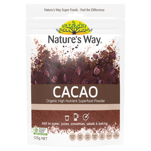 Nature's Way Superfoods Cacao Powder 125g