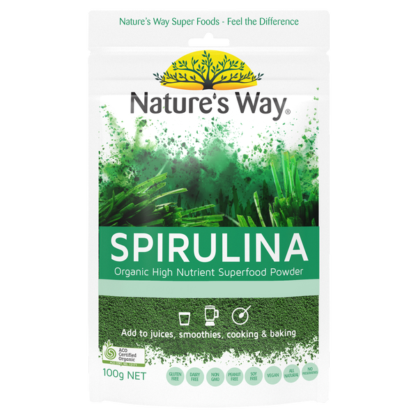 Nature's Way Superfoods Flavoured Spirulina 100g