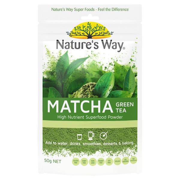 Nature's Way  Superfoods Matcha Green Tea 50g