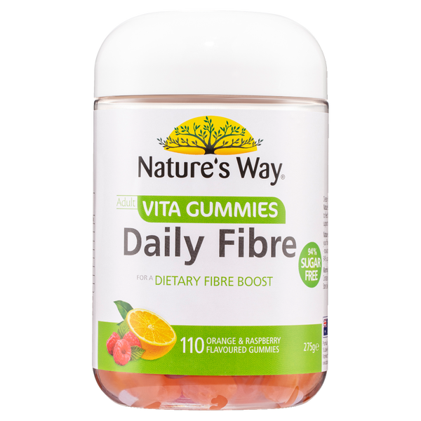 Nature's Way Adult Vita Gummies Daily Fibre 94% Sugar Free 110's
