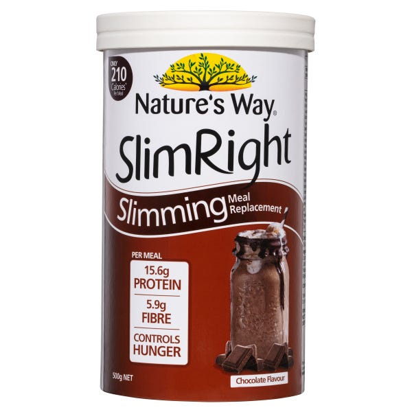 Slimright Slimming Meal Replacement Chocolate 500g