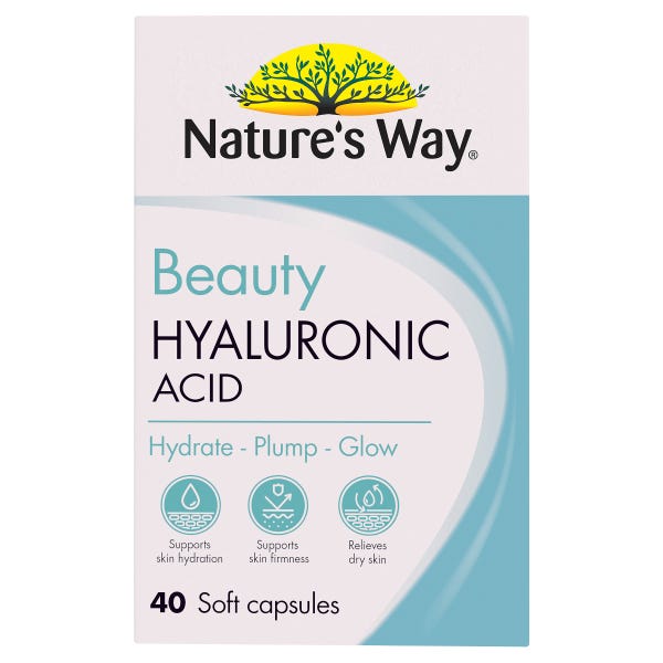 Nature's Way Beauty Hyaluronic Acid 40 Soft Capsules