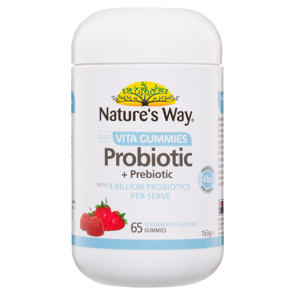 Nature's Way Adult Vita Gummies Probiotic + Prebiotic 65's