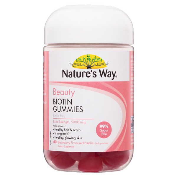 Nature's Way Beauty Biotin Gummies 40s