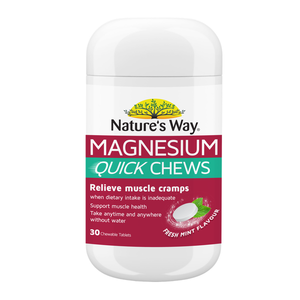 Nature's Way Magnesium Quick Chews 30s