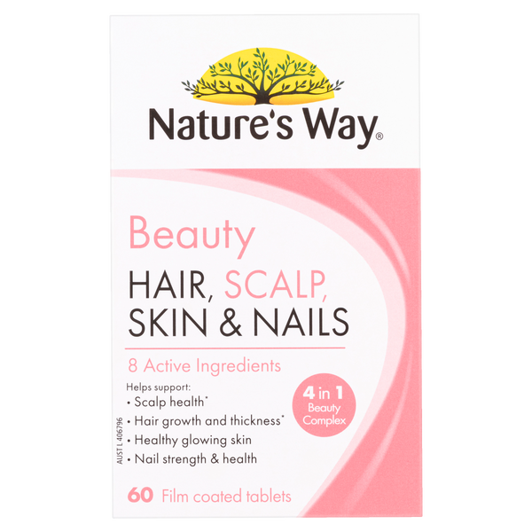 Nature's Way Beauty Hair, Scalp, Skin & Nails 60 Tablets