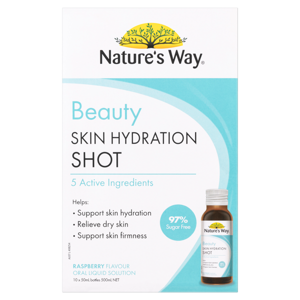 Nature's Way Beauty Skin Hydration shots 10 x 50ml