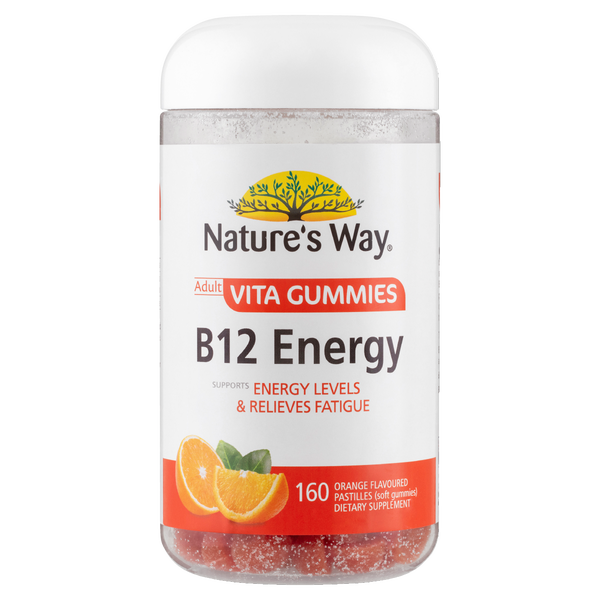 Nature's Way Adult Vita Gummies B12 Energy 160's