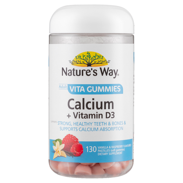 Nature's Way Adult Vita Gummies Calcium + Vitamin D3 130s