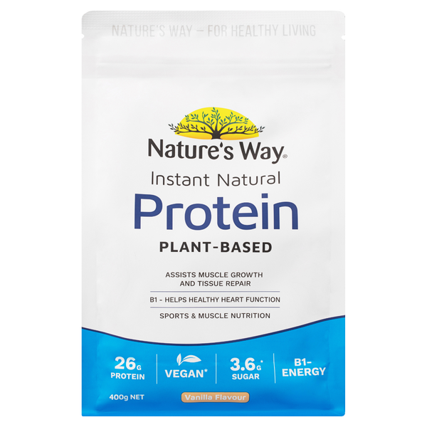 Nature's Way Instant Natural Protein Plant Based Vanilla 400g
