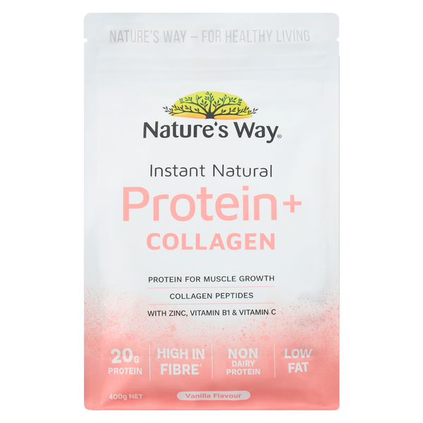 Nature's Way Instant Natural Protein + Collagen 400g