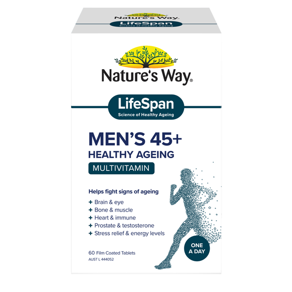 Nature's Way LifeSpan Men's 45+ Healthy Ageing Multivitamin 60s