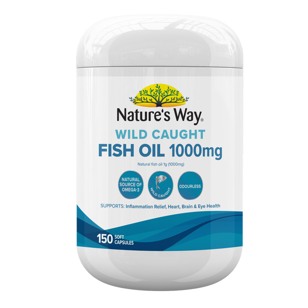 Nature's Way Wild Caught Fish Oil 1000mg 150s
