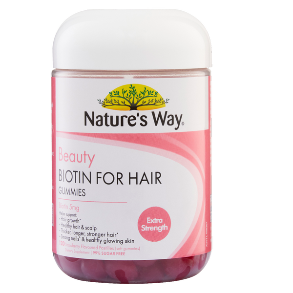 Nature's Way Beauty Biotin for Hair Gummies 