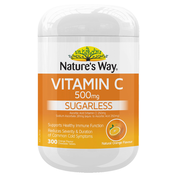 Nature's Way Sugarless Vitamin C 500mg 300s