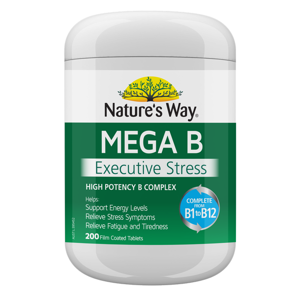 Nature's Way Mega B 200 Tablets