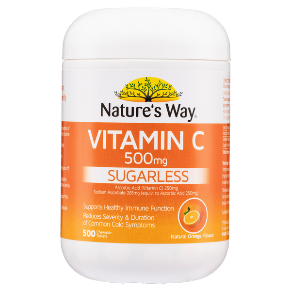 Nature's Way Sugarless Vitamin C 500mg 500s