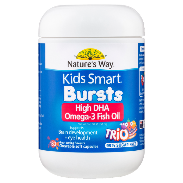 Nature's Way Kids Smart Bursts Omega-3 Fish Oil Trio 180s