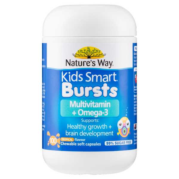 Nature's Way Kids Smart Bursts Multivitamin + Omega-3 100s