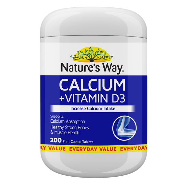 Nature's Way Calcium + Vitamin D3 200s
