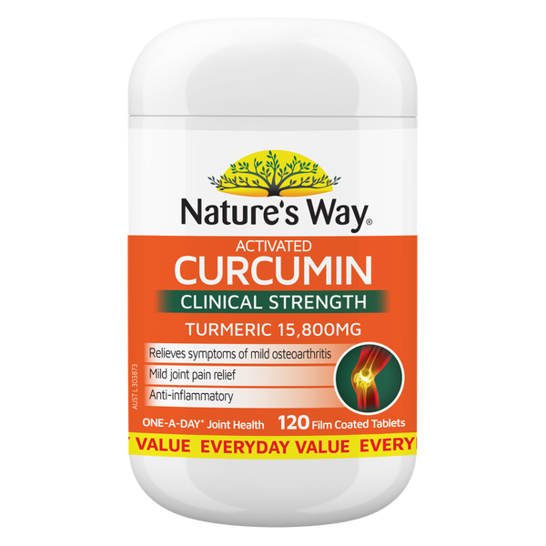 Nature's Way Activated Curcumin Clinical Strength Turmeric 15800mg 120s