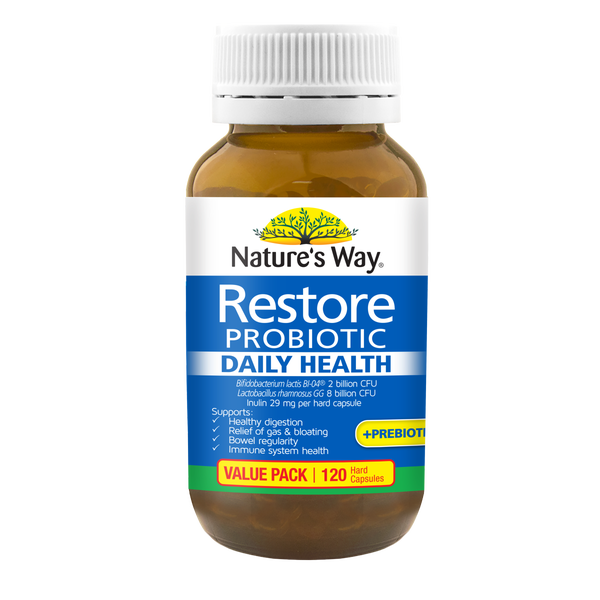 Nature's Way Restore Probiotic Daily Health 120s