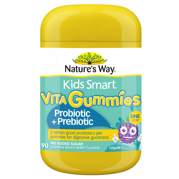 Nature's Way Kids Smart Vita Gummies Probiotic + Prebiotic 90s