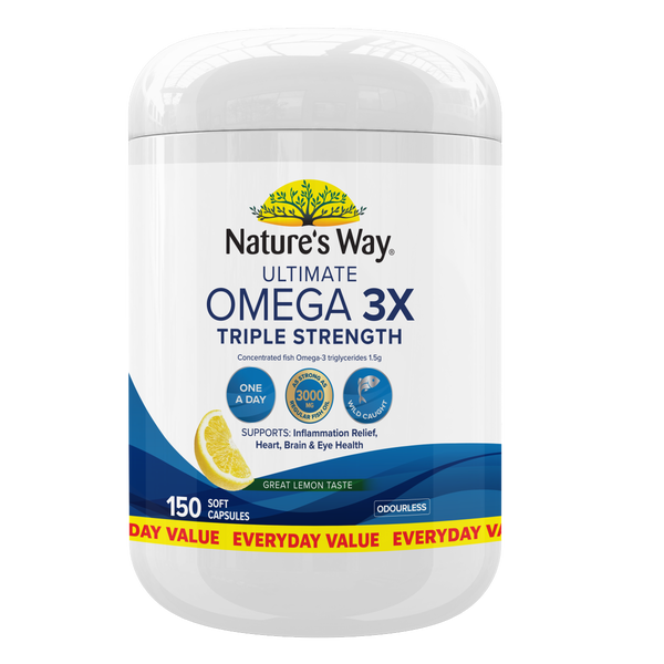 Nature's Way Ultimate Omega 3X Triple Strength 150s