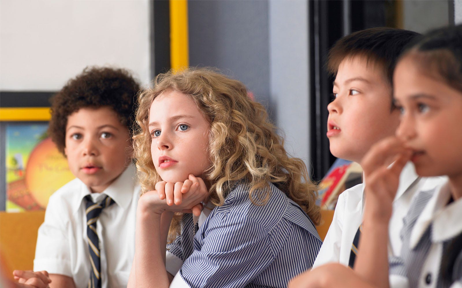 kids in classroom